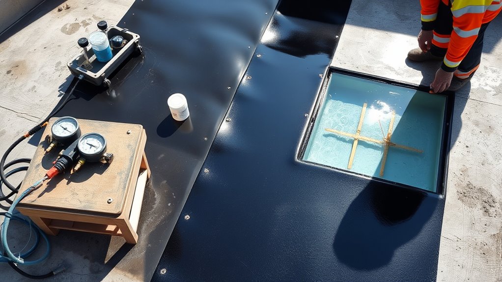 waterproofing test methods explained