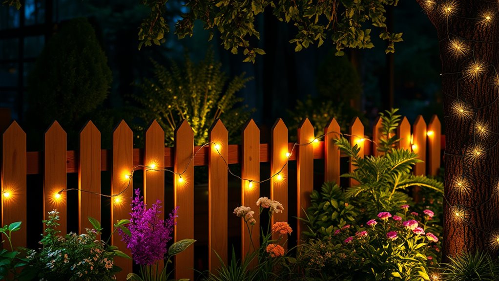 whimsical fairy light border