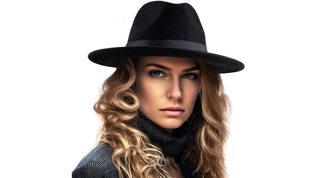 wide brim fedora hats