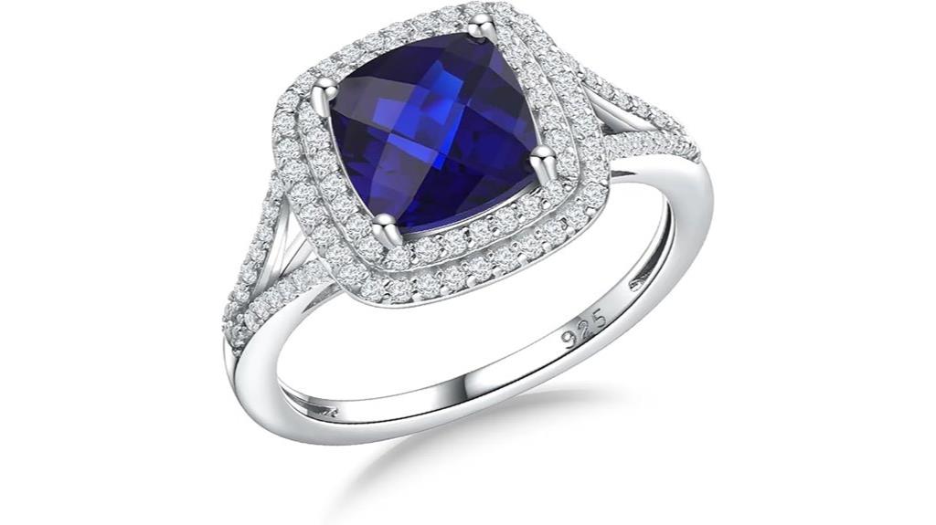 women s birthstone silver rings