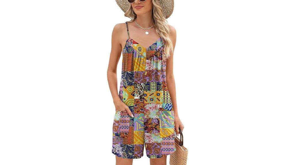 women s casual sleeveless rompers