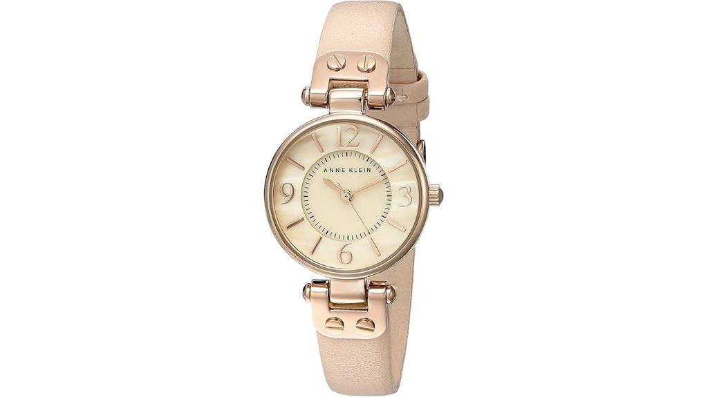 women s leather strap watch