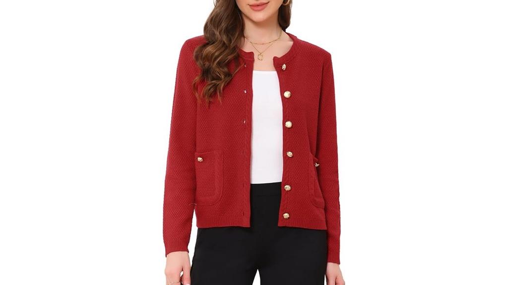 women s open front sweater