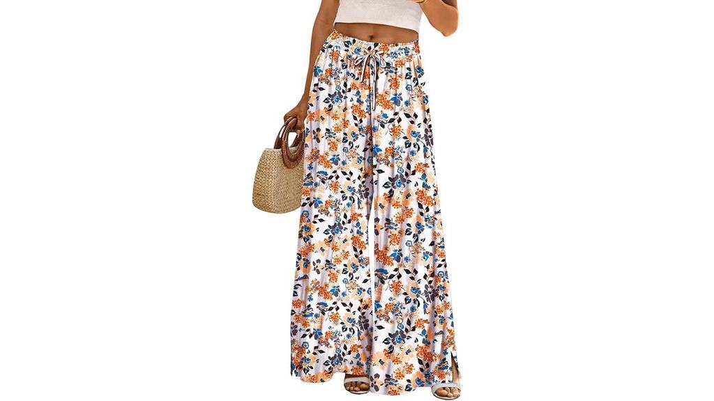 women s summer boho palazzo pants