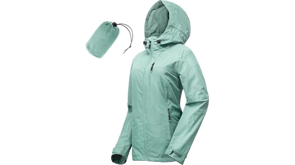 women s waterproof rain jacket