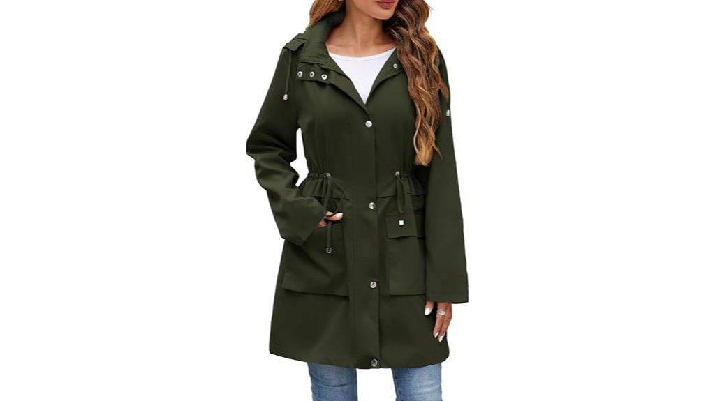 women s waterproof rain jacket