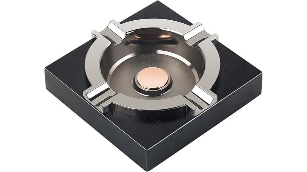 wooden cigar ashtray design