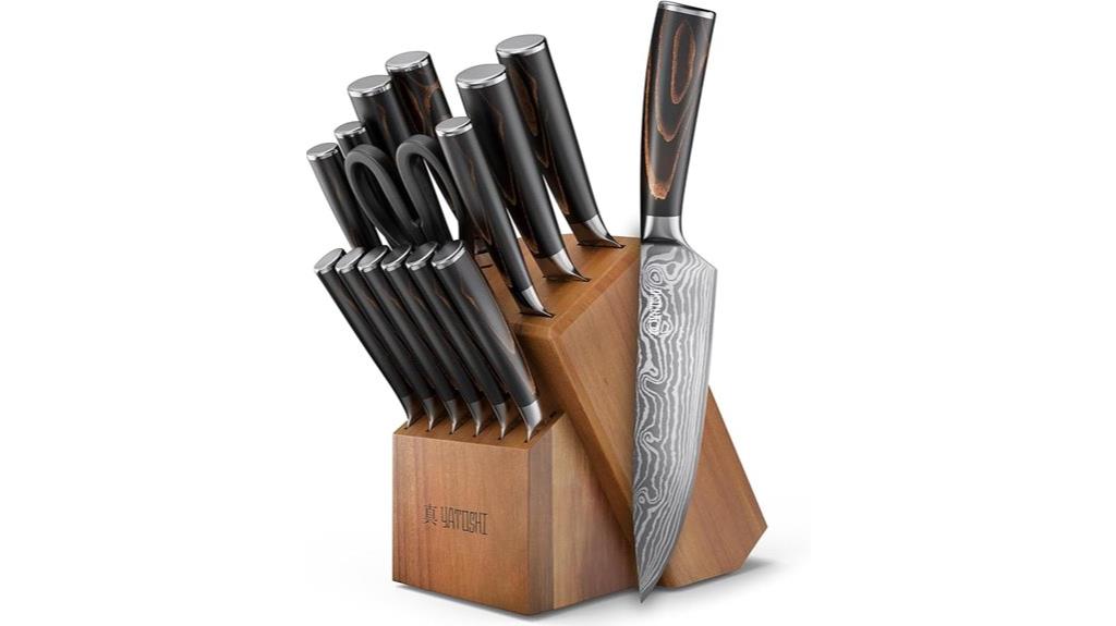 yatoshi 15 piece knife set