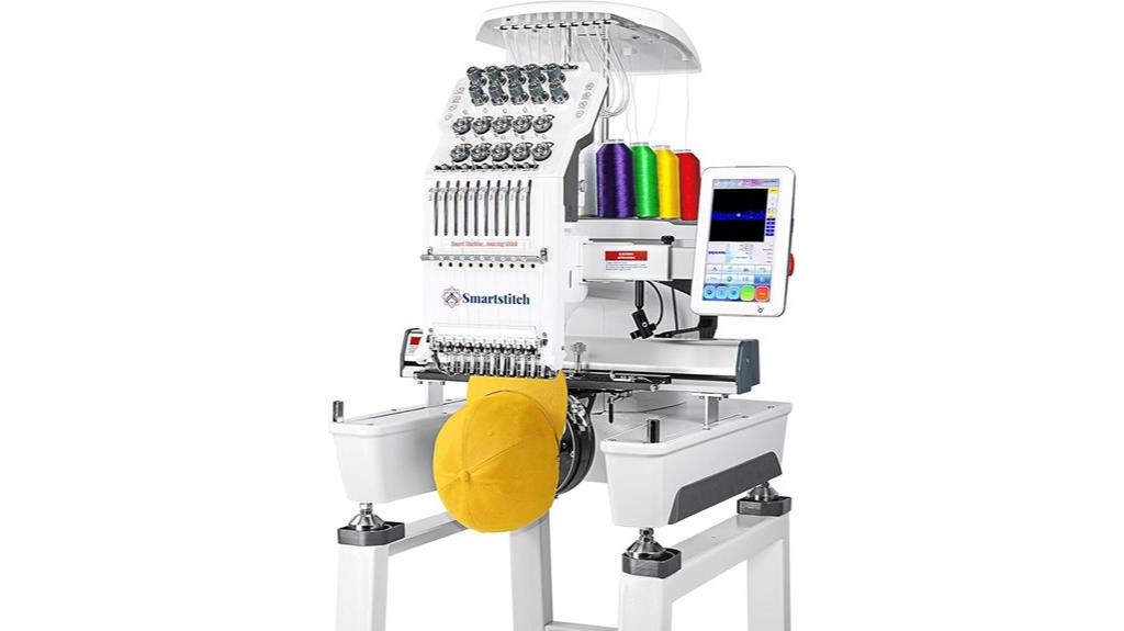 10 needle embroidery machine