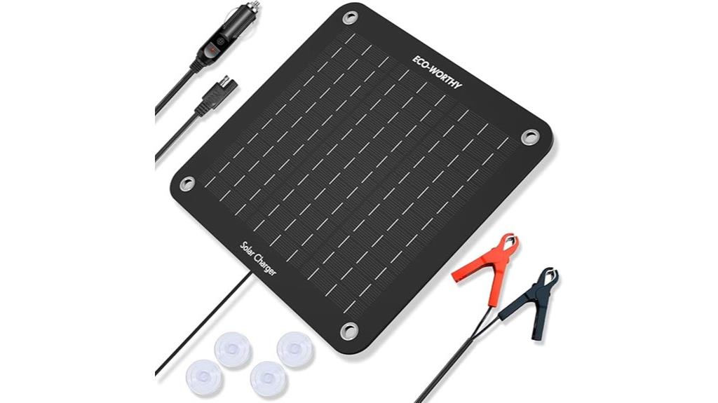 10w solar car charger