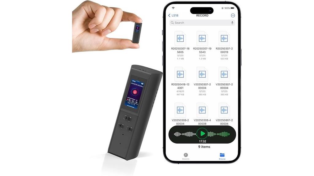 128gb voice recorder