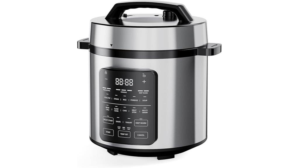 12 in 1 electric pressure cooker