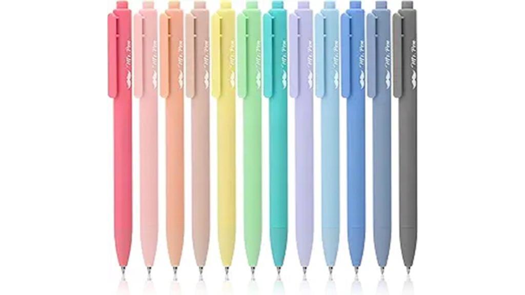 12 pack retractable gel pens