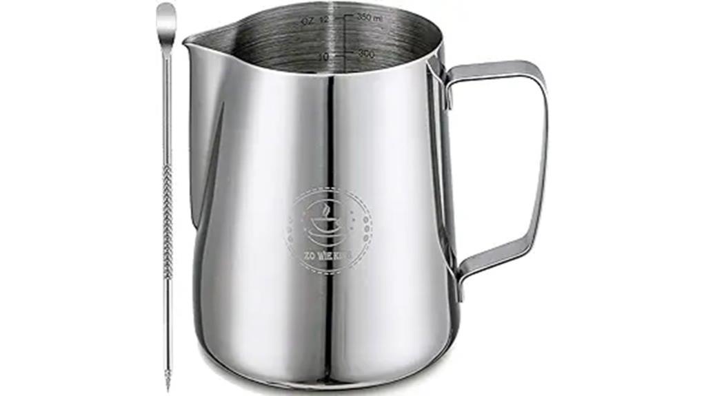 12oz milk frothing pitcher
