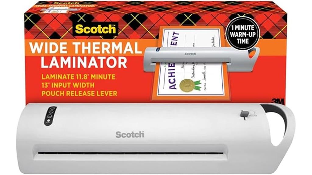 13 inch scotch laminator