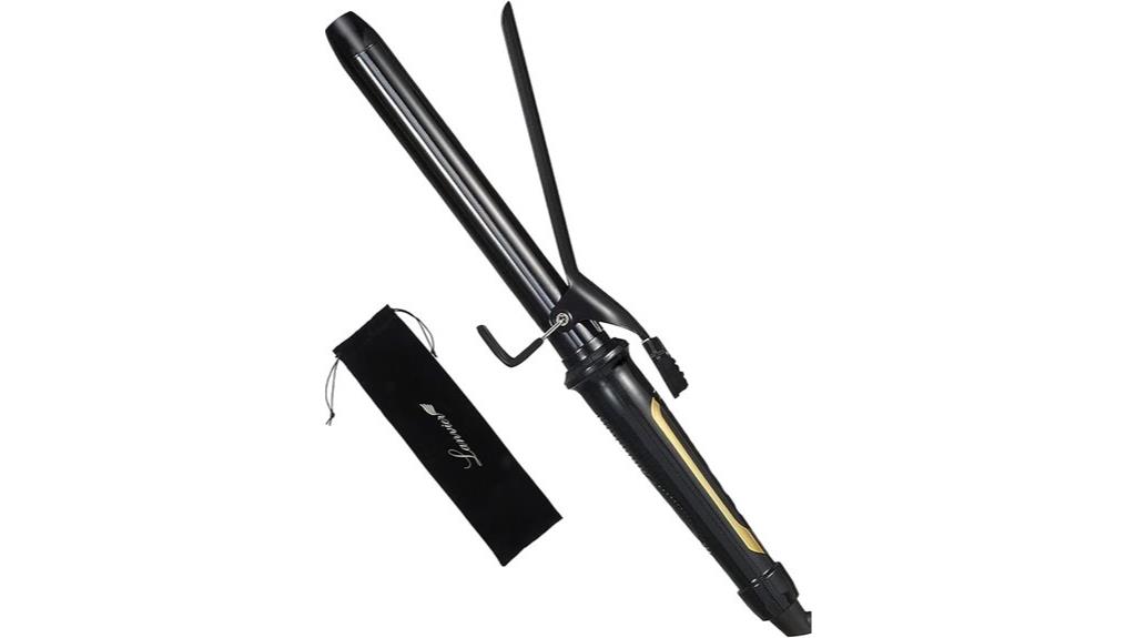 1 inch ceramic tourmaline curling iron