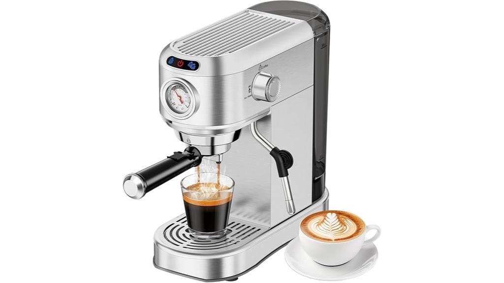 20 bar espresso with frother
