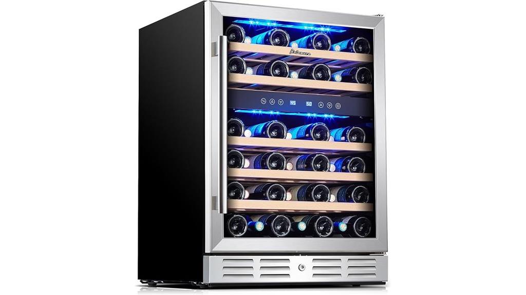 24 bottle dual zone cooler