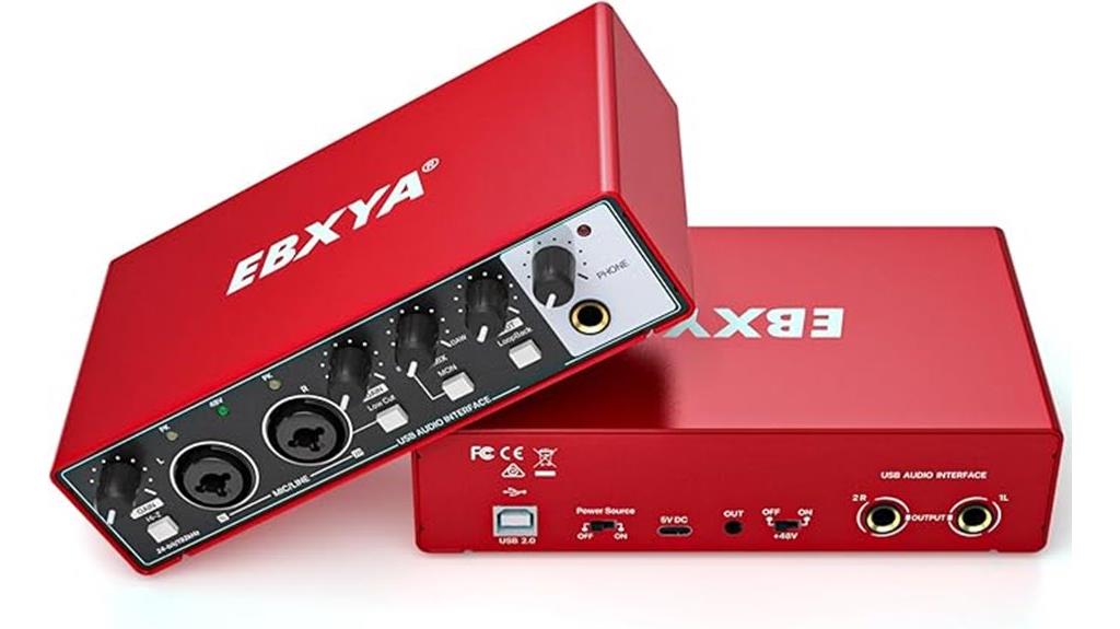 2 in 2 usb audio interface