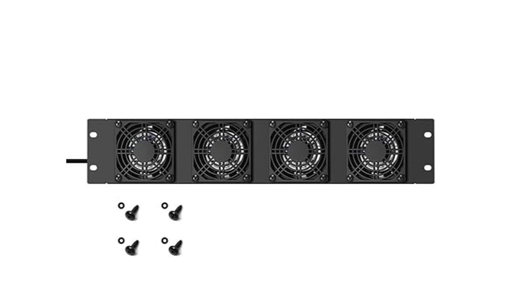 2u rack fan panel