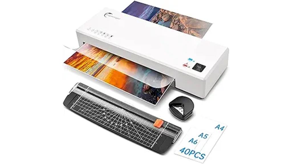 40 sheet a4 laminator combo