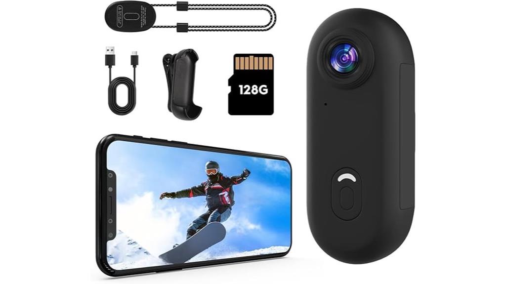 4k action camera with 128gb