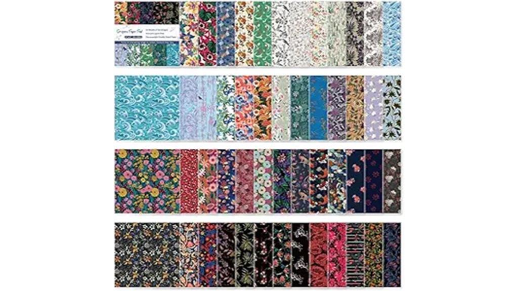 50 sheets colored washi