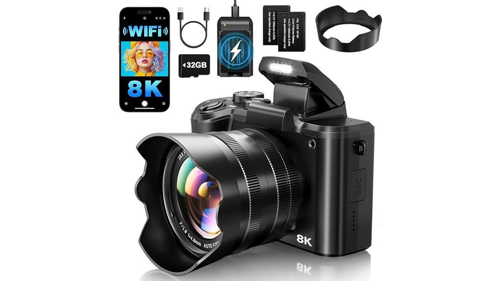 8k dual lens camera