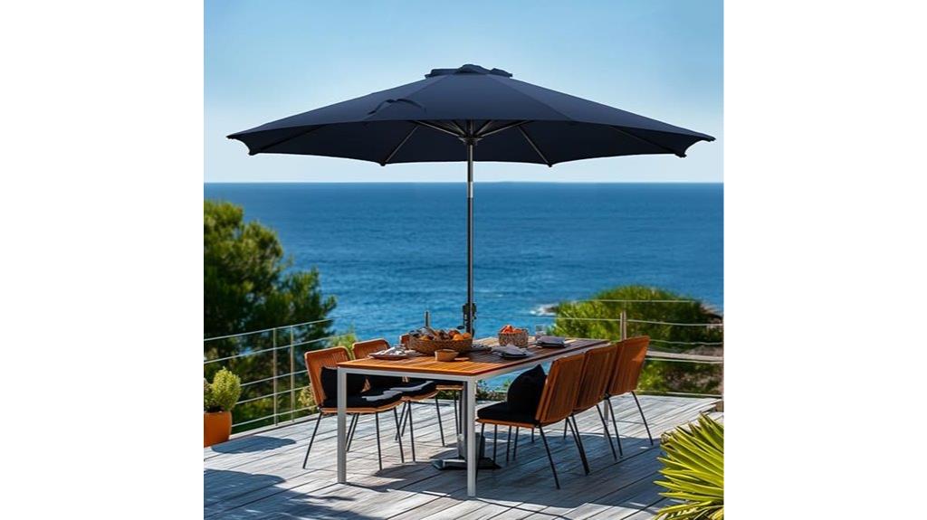 9ft patio umbrella features