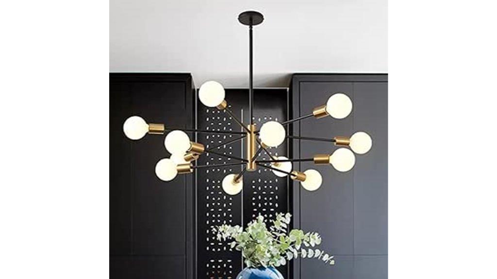 adjustable 12 light sputnik