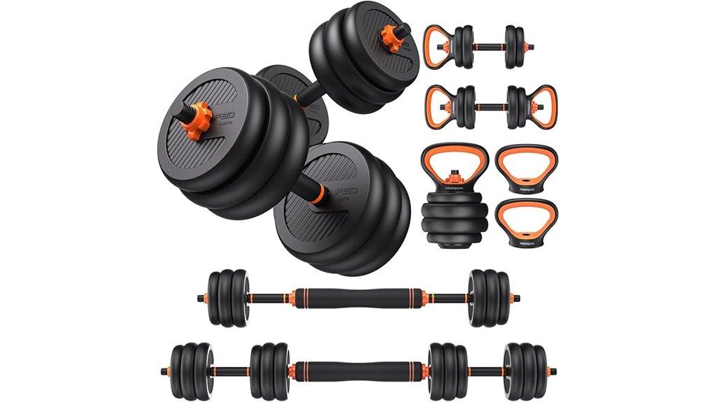 adjustable 5 in 1 dumbbell