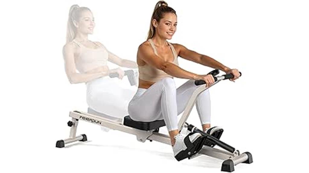 adjustable compact home rowing