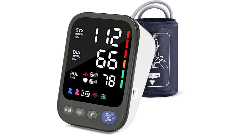 adjustable cuff blood monitor