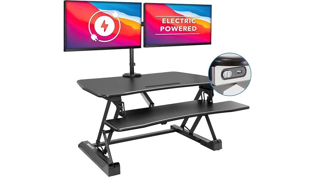 adjustable desk converter
