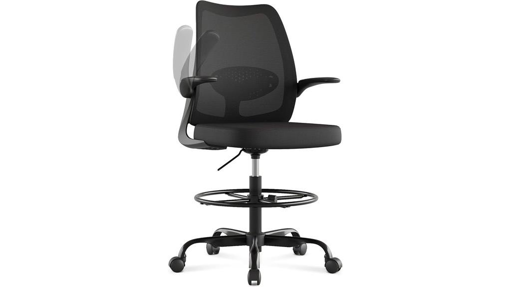 adjustable ergonomic drafting chair