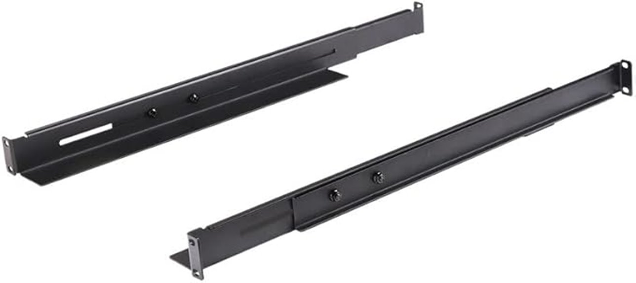 adjustable heavy server rails