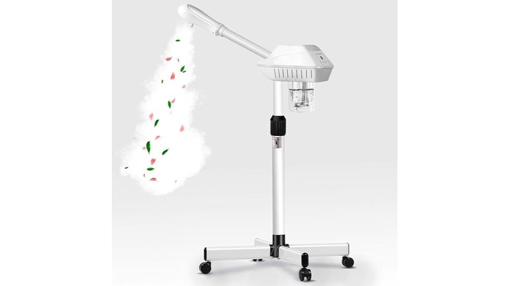 adjustable height facial steamer
