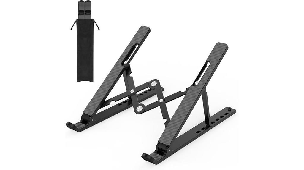 adjustable portable laptop riser