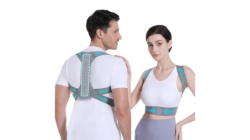 adjustable posture support brace