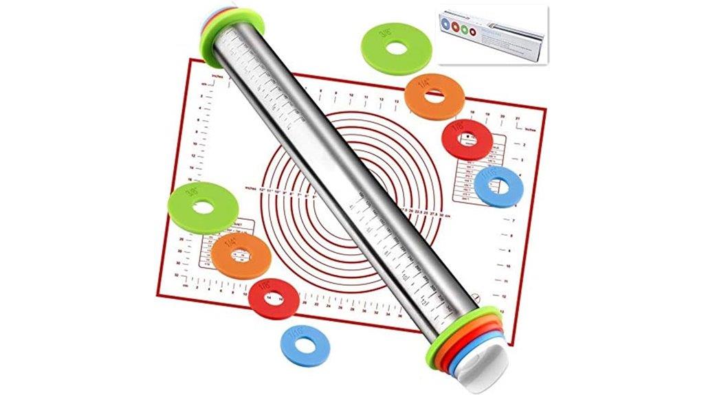 adjustable rolling pin set