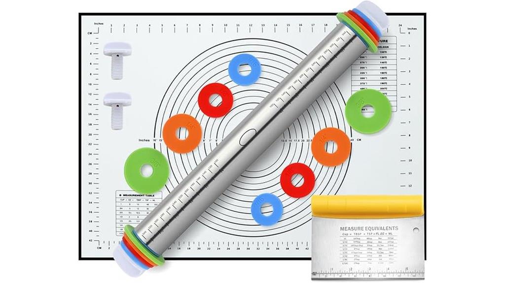 adjustable rolling pin set