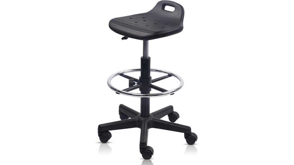 adjustable swivel drafting stool