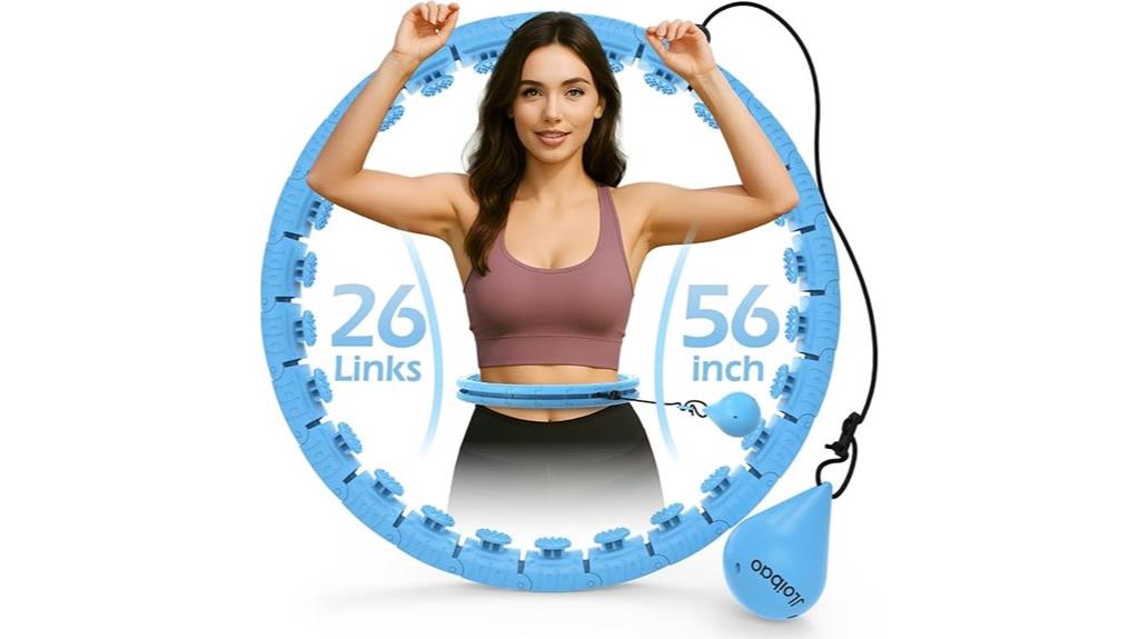 adjustable weighted hula hoop