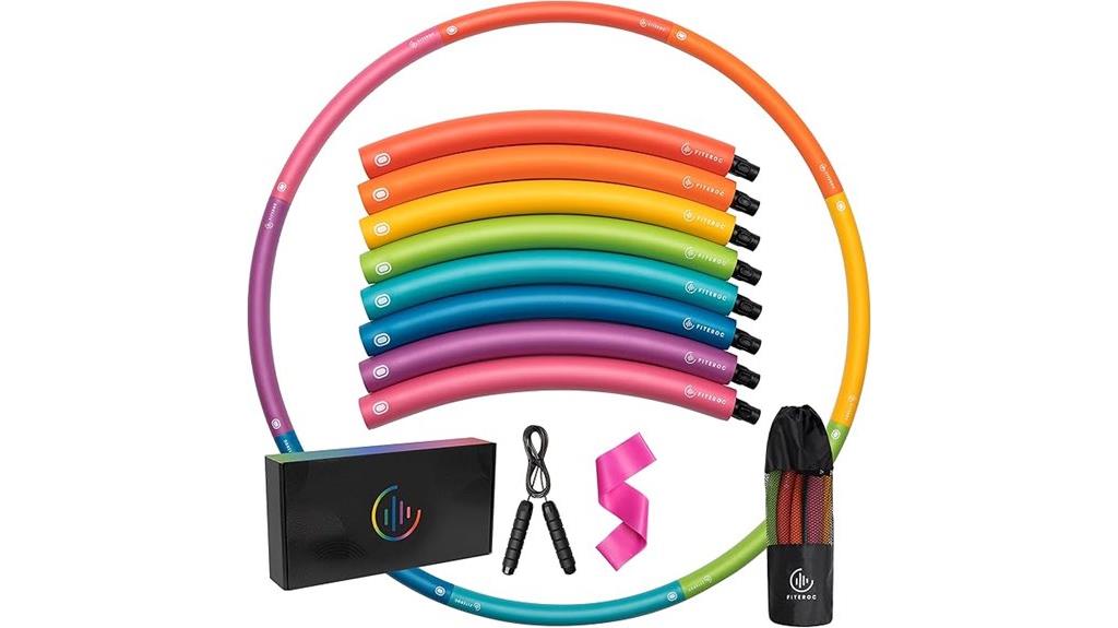 adult fitness hoop set