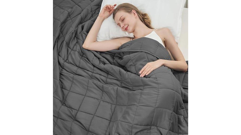 adult grey weighted blanket