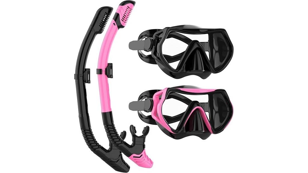 adult snorkeling gear set