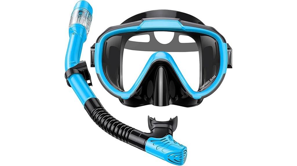 adult snorkeling gear set