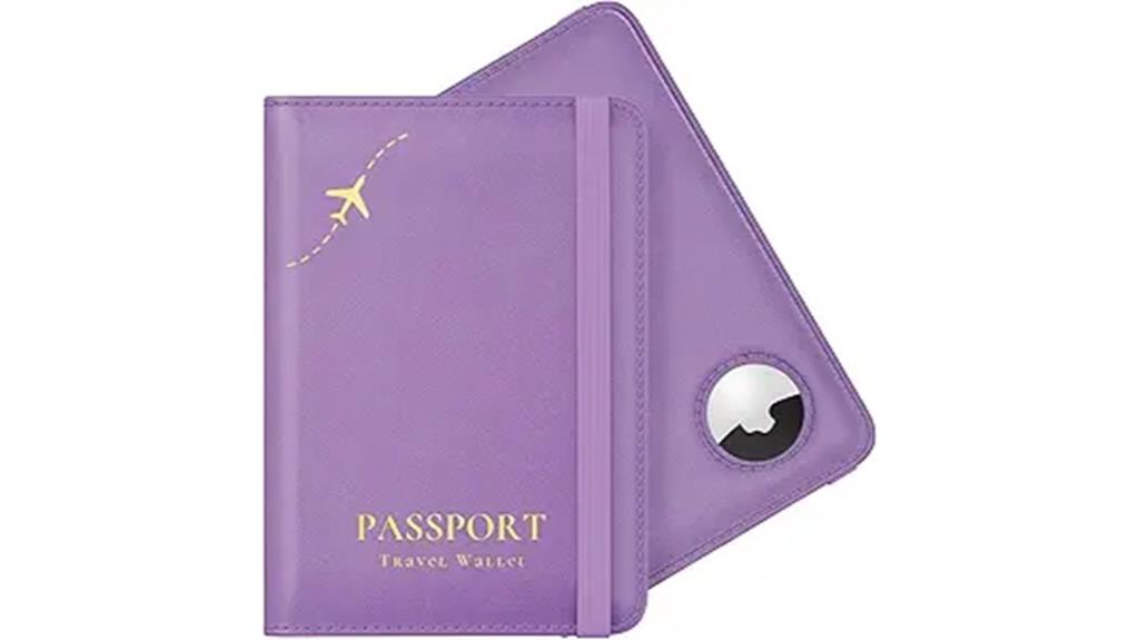 airtag passport rfid holder