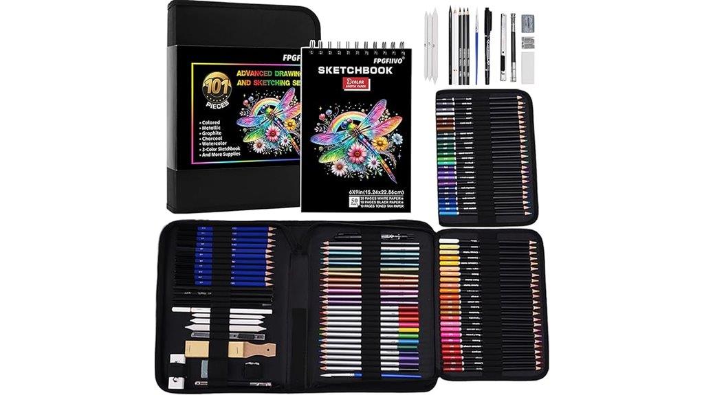 artistic sketching set