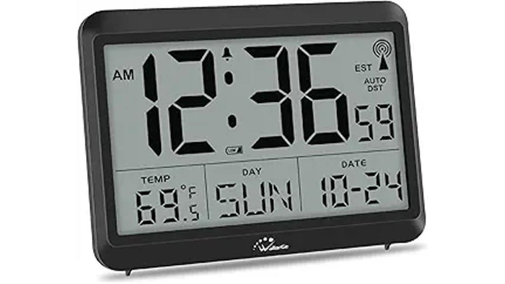 atomic digital wall clock